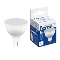 Лампа светодиодная Feron LB-24 MR16 G5.3 5W 4000K