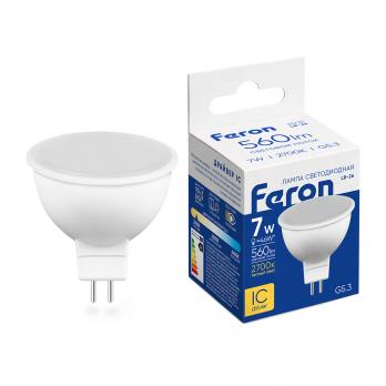 Лампа светодиодная Feron LB-26 MR16 G5.3 7W 2700K