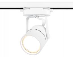 Трековый однофазный светильник со сменной лампой GL5101 WH белый GU10 max 12W Ambrella light