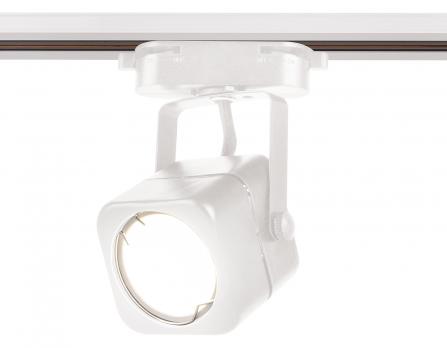 Трековый однофазный светильник со сменной лампой GL5107 WH белый GU10 max 12W Ambrella light