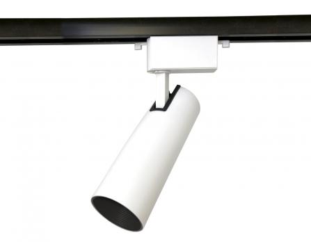 Трековый однофазный светодиодный светильник GL5852 WH/BK белый/черный LED 20W 4200K 24° Ambrella light