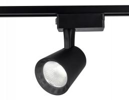 Трековый однофазный светодиодный светильник GL5978 BK черный LED 24W 4200K 24° Ambrella light