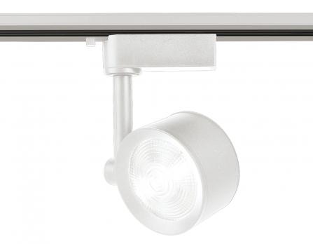 Трековый однофазный светодиодный светильник GL6389 WH белый LED 12W 4200K 24° Ambrella light