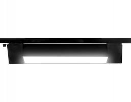 Трековый однофазный светодиодный светильник GL6661 BK черный LED 12W 4200K Ambrella light
