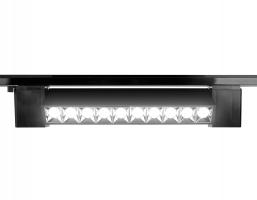 Трековый однофазный светодиодный светильник GL6689 BK черный LED 12W 4200K 24° Ambrella light