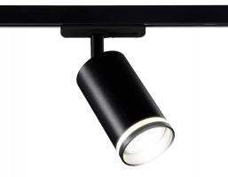 Трековый однофазный светильник со сменной лампой GL5202 BK черный GU10 max 12W Ambrella light