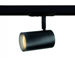 Трековый однофазный светильник со сменной лампой GL5129  BK черный GU10 max 12W Ambrella light