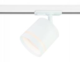 Трековый однофазный светильник со сменной лампой GL5369 WH белый GX53 max 12W Ambrella light