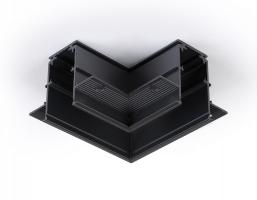 Коннектор угловой для встраиваемого шинопровода Magnetic GL3354 BK черный 85*85*H46.8 Ambrella light