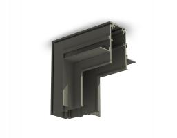 Коннектор угловой внутренний для встраиваемого шинопровода Magnetic GL3363 BK черный 85*85*H60 Ambrella light