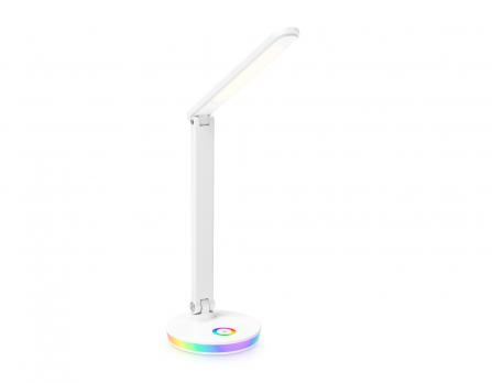 Светильник светодиодный настольный DE534 WH белый LED 2800-6500K+RGB 12W Ambrella light