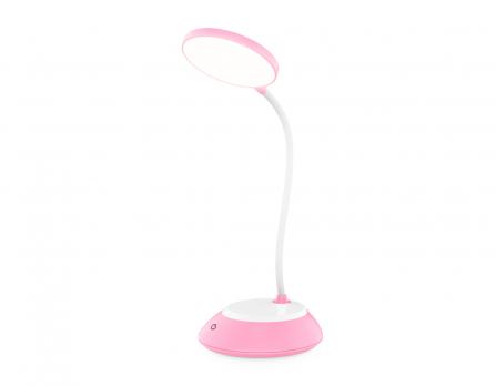 Светильник светодиодный настольный DE603 PI/WH розовый/белый LED 2800-6500K 5W Ambrella light