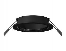 Корпус светильника встраиваемый для насадок D60mm C6513 SBK черный песок D80*H25mm MR16 GU5.3 Ambrella light