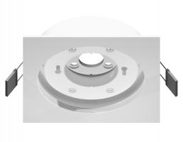 Корпус светильника встраиваемый C8061 SWH белый песок 110*110*H40mm Out2mm GX53 Ambrella light