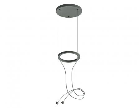 Крепеж подвесной Techno Ring A9205 BK черный D120*1200mm Ambrella light
