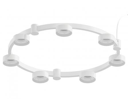 Корпус светильника Techno Ring подвесной для насадок D85мм C9236/7 SWH белый песок D635*70.5mm GX53/7 Ambrella light