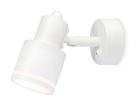 Накладной поворотный спот с выключателем TA1281 WH белый GU10 max 12W 100*55*132 Ambrella light