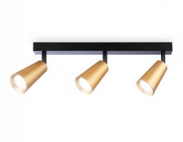 Светильник накладной TA13151/3 BK/GD черный/золото GU10/3 max 12W 445*60*130 Ambrella light