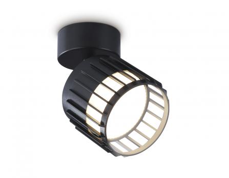 Накладной поворотный спот со сменной лампой TN71159 BK черный GX53 D100*125 Ambrella light