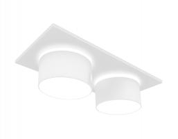 Встраиваемый точечный светильник TN330/2 vWH белый песок GU5.3 182*92*60 Ambrella light