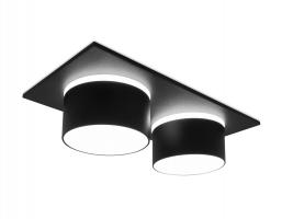 Встраиваемый точечный светильник TN331/2 SBK черный песок GU5.3 182*92*60 Ambrella light