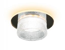 Встраиваемый точечный светильник TN350 CH/CL хром/прозрачный GU5.3+3W (LED WHITE) D95*45 Ambrella light