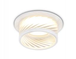 Встраиваемый светильник TN1251 SWH/CL белый песок/прозрачный GU5.3 D98*58 Ambrella light