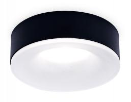 Светильник встраиваемый TN3332 SBK/FR черный песок/белый матовый GU5.3 D96*50 Ambrella light