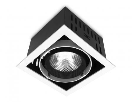 Карданный встраиваемый светодиодный светильник T811 BK/CH 12W 4200K Ambrella light