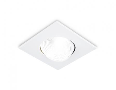 Встраиваемый потолочный светодиодный светильник S490 W 4200K белый 5W Ambrella light