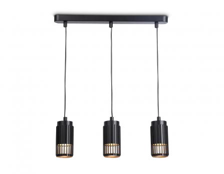 Подвесной светильник со сменной лампой TN51699/3 BK черный GU10/3 400*60*1120 Ambrella light
