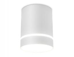 Накладной светодиодный точечный светильник TN280 SWH белый песок LED 4200K 9W D80*100 Ambrella light