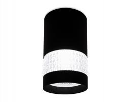 Накладной точечный светильник TN374 SBK черный песок GU5.3 D65*117 Ambrella light