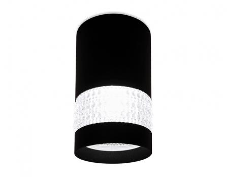 Накладной точечный светильник TN374 SBK черный песок GU5.3 D65*117 Ambrella light