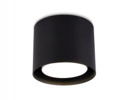 Точечный накладной светильник GX53 TN703 BK черный GX53 D100*80 Ambrella light
