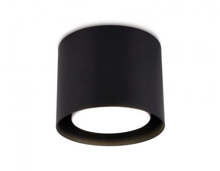 Точечный накладной светильник GX53 TN703 BK черный GX53 D100*80 Ambrella light