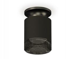 Комплект накладного светильника с композитным хрусталем XS7402064  SBK/PBK/BK черный песок/черный полированный/тонированный MR16 GU5.3 (N7926, C7402, N7192) Ambrella light
