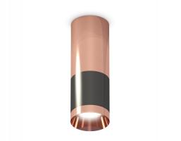 Комплект накладного светильника XS6303060 DCH/PPG черный хром/золото розовое полированное MR16 GU5.3 (C6303, C6326, A2010, N6135) Ambrella light