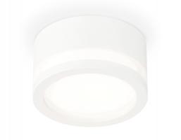 Комплект накладного светильника с акрилом XS8101017 SWH/FR белый песок/белый матовый GX53 (C8101, N8412) Ambrella light