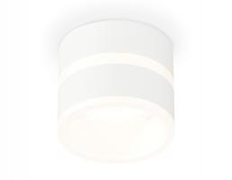 Комплект накладного светильника с акрилом XS8101019 SWH/FR белый песок/белый матовый GX53 (C8101, N8444) Ambrella light