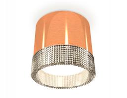 Комплект накладного светильника с композитным хрусталем XS8122020 PPG/CL золото розовое полированное/прозрачный GX53 (C8122, N8480) Ambrella light