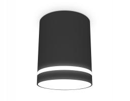 Накладной точечный светильник с акрилом TN3204 SBK черный песок GU5.3 D78*97 Ambrella light