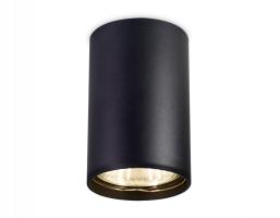 Накладной точечный светильник GU5.3 TN213109 BK черный GU5.3 D55*100 Ambrella light