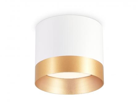 Накладной точечный светильник GX53 TN5315 WH/GD белый/золото GX53 D82*70 Ambrella light