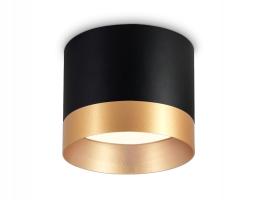 Накладной точечный светильник GX53 TN5317 BK/GD черный/золото GX53 D82*70 Ambrella light