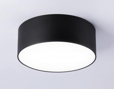 Потолочный светодиодный светильник FV5514 BK черный LED 15W 4200K D120*58 (Без ПДУ) Ambrella Light