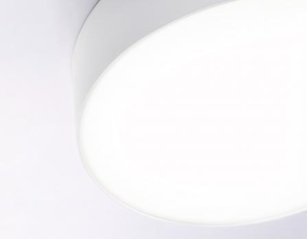 Потолочный светодиодный светильник FV5516 WH белый LED 18W 4200K D160*58 (Без ПДУ) Ambrella Light