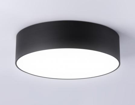 Потолочный светодиодный светильник FV5518 BK черный LED 18W 4200K D160*58 (Без ПДУ) Ambrella Light
