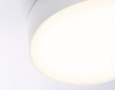 Потолочный светодиодный светильник FV5519 WH белый LED 26W 3000K D220*58 (Без ПДУ) Ambrella Light