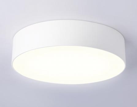 Потолочный светодиодный светильник FV5519 WH белый LED 26W 3000K D220*58 (Без ПДУ) Ambrella Light